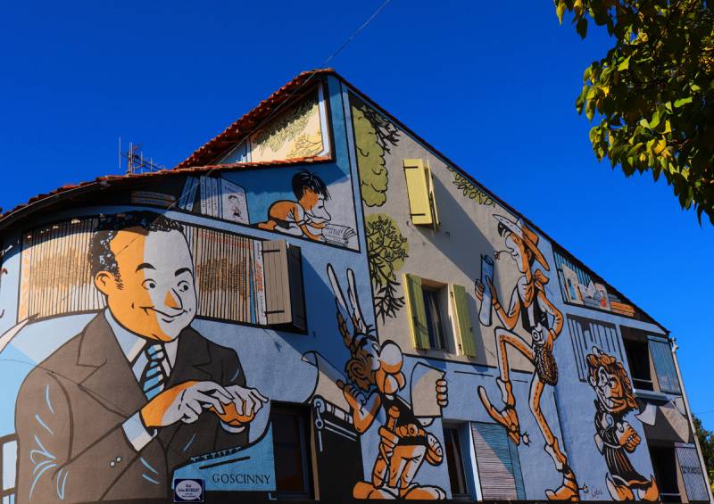 Œuvre d'art murale à Angoulême